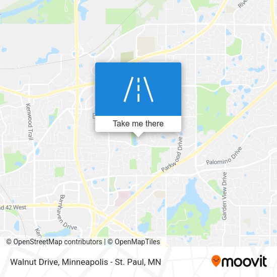 Walnut Drive map
