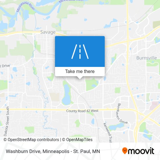 Mapa de Washburn Drive