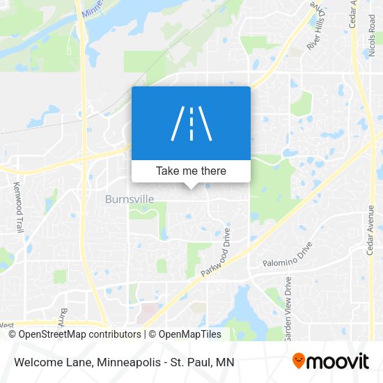 Welcome Lane map