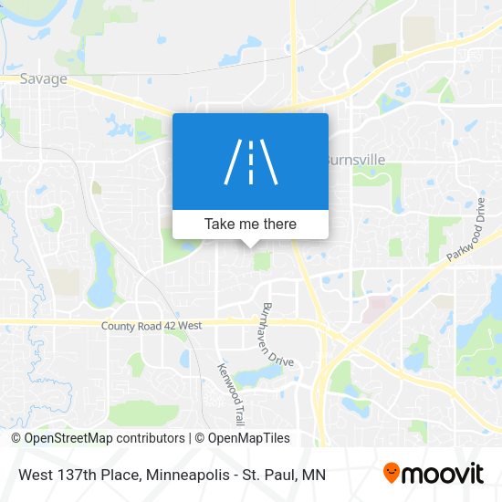 Mapa de West 137th Place