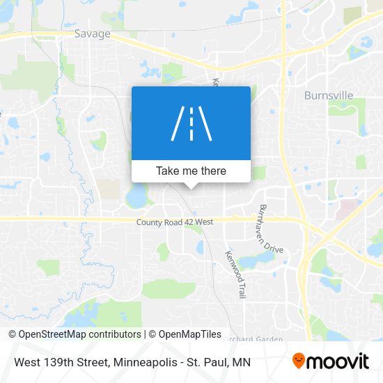West 139th Street map