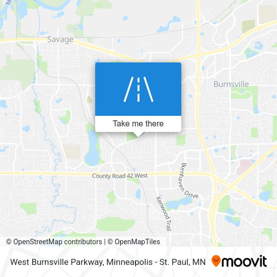 Mapa de West Burnsville Parkway