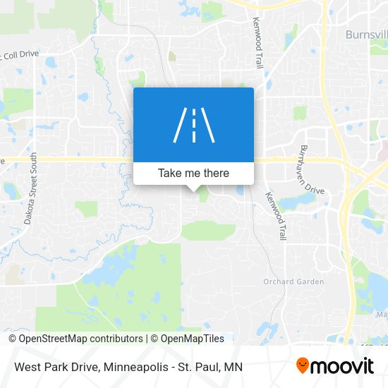 West Park Drive map