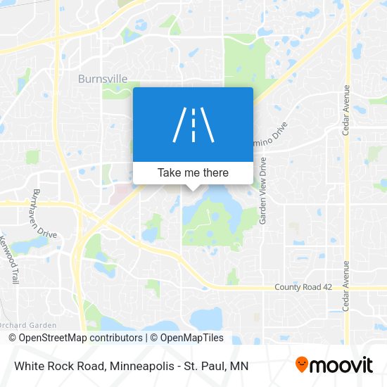 White Rock Road map