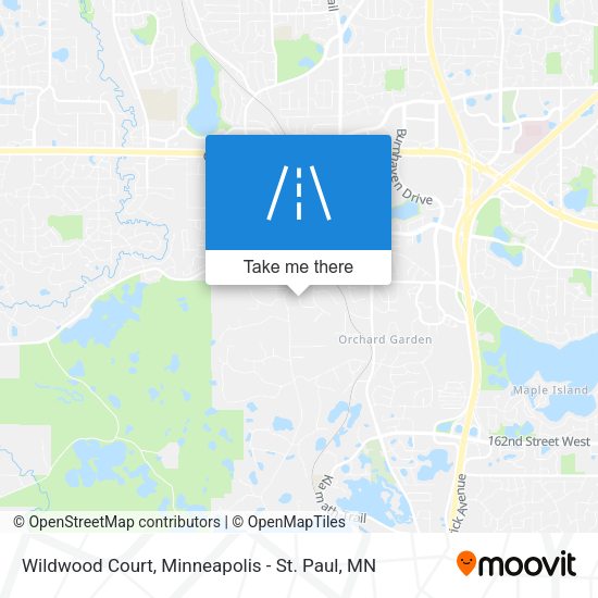 Wildwood Court map