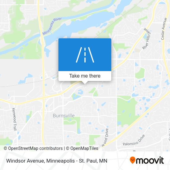 Windsor Avenue map