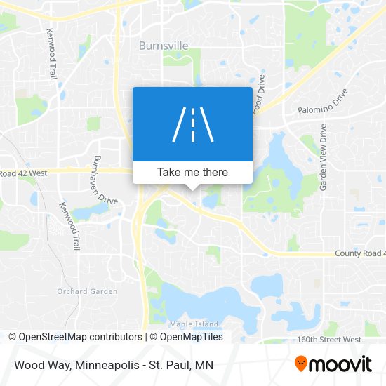 Wood Way map