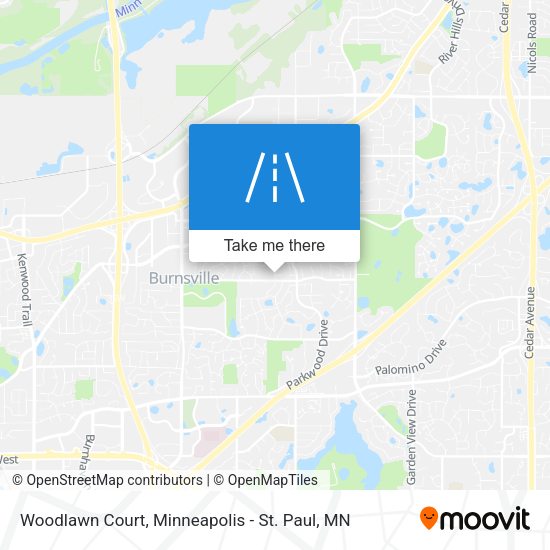 Woodlawn Court map