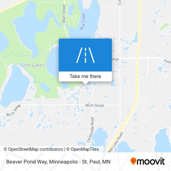 Beaver Pond Way map