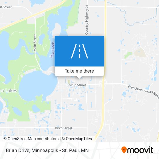 Brian Drive map