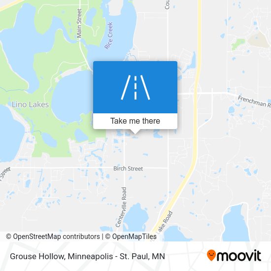 Grouse Hollow map