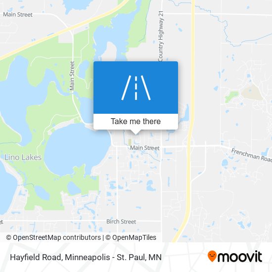 Mapa de Hayfield Road