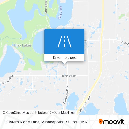 Mapa de Hunters Ridge Lane