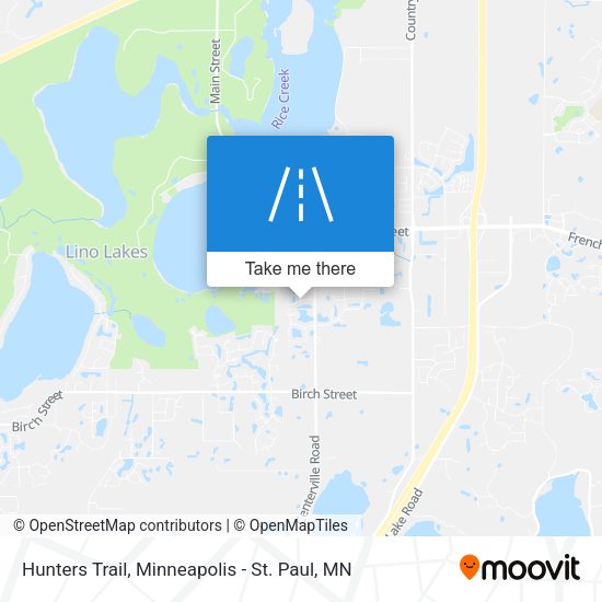 Hunters Trail map