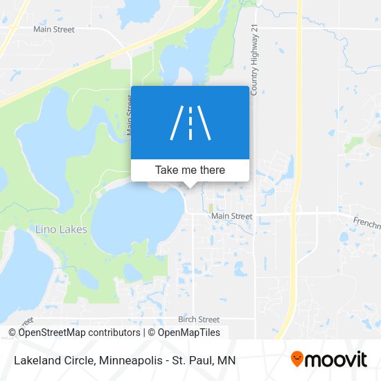 Lakeland Circle map
