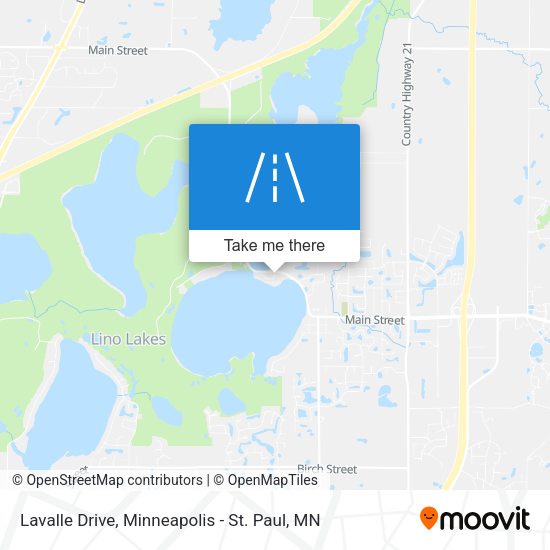 Mapa de Lavalle Drive