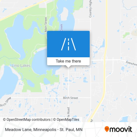 Mapa de Meadow Lane