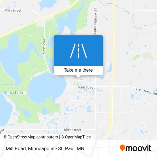 Mapa de Mill Road