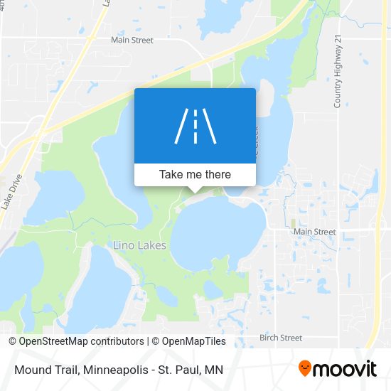 Mound Trail map