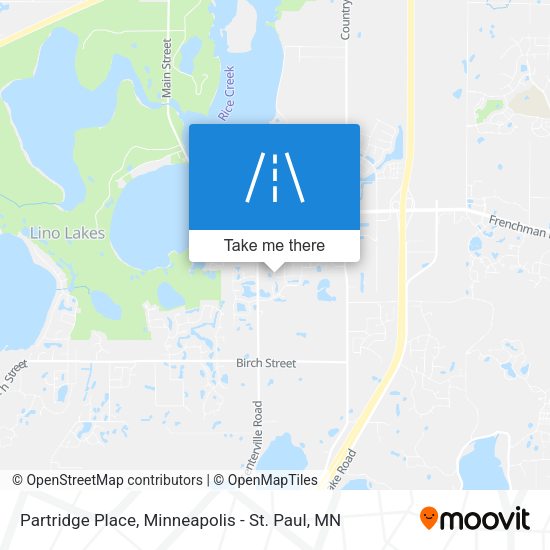 Mapa de Partridge Place