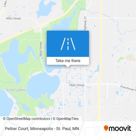 Peltier Court map