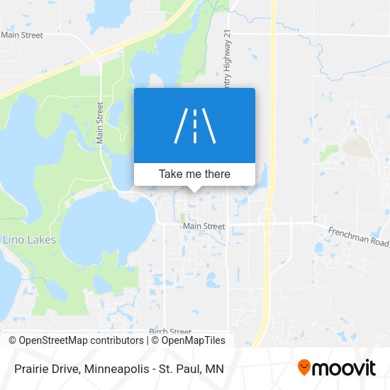 Prairie Drive map