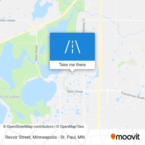 Revoir Street map