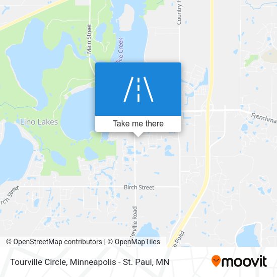 Mapa de Tourville Circle