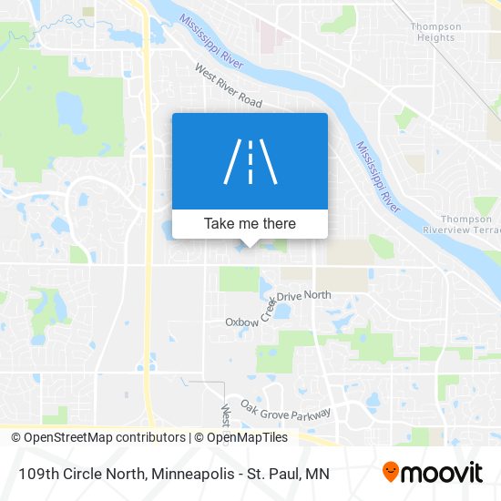 Mapa de 109th Circle North