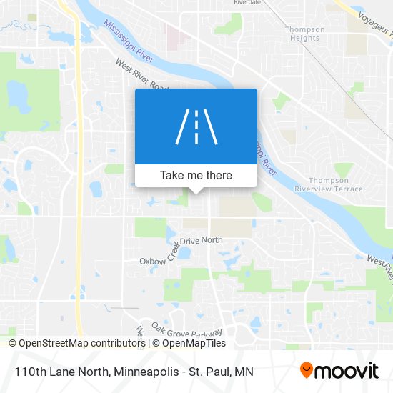 Mapa de 110th Lane North