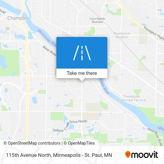 Mapa de 115th Avenue North