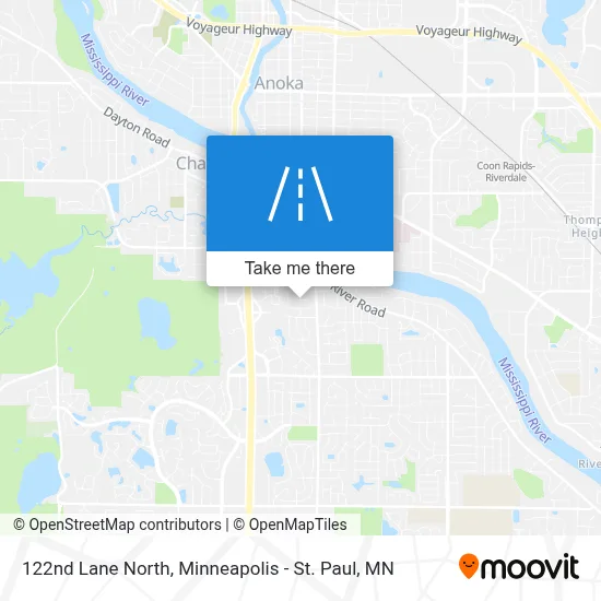 122nd Lane North map