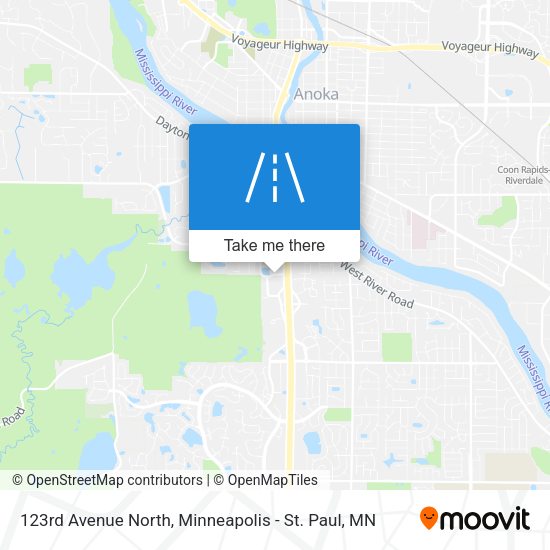 123rd Avenue North map