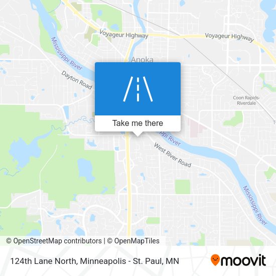 Mapa de 124th Lane North