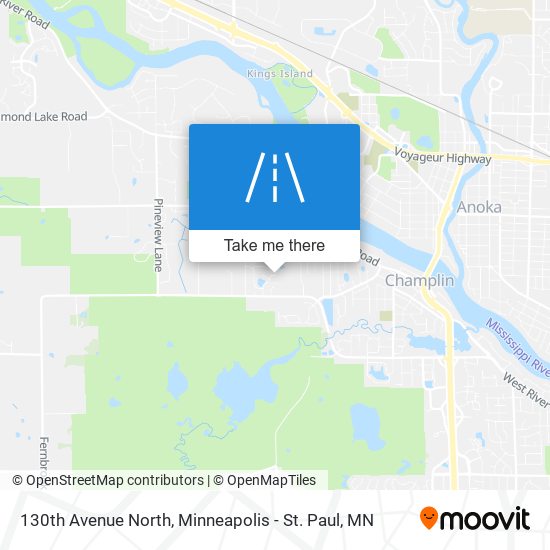 Mapa de 130th Avenue North