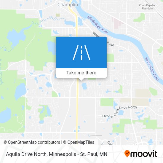 Aquila Drive North map