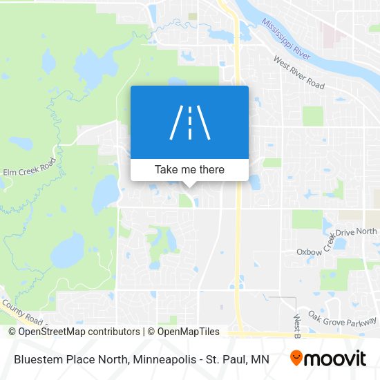 Mapa de Bluestem Place North