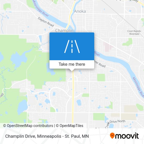 Champlin Drive map