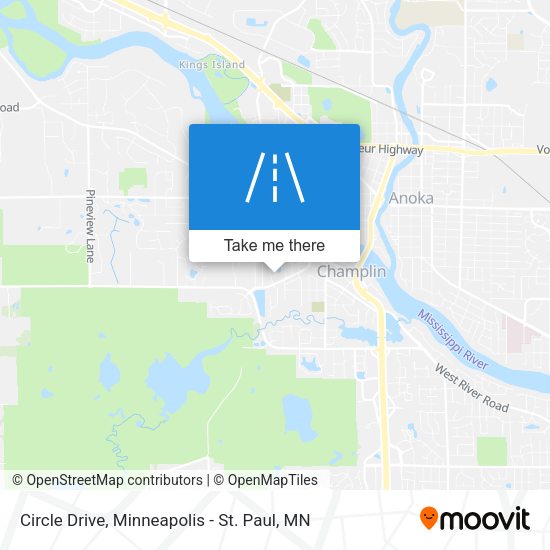 Mapa de Circle Drive
