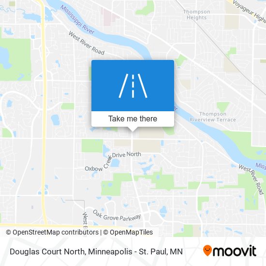 Douglas Court North map