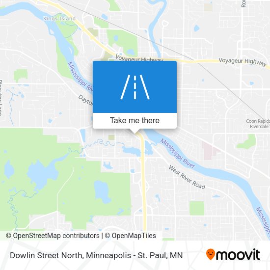 Dowlin Street North map