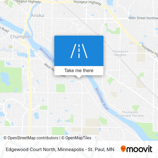 Edgewood Court North map