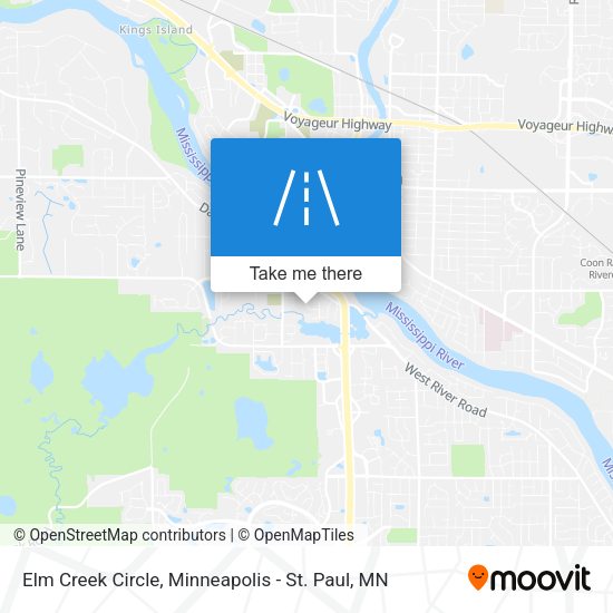 Elm Creek Circle map