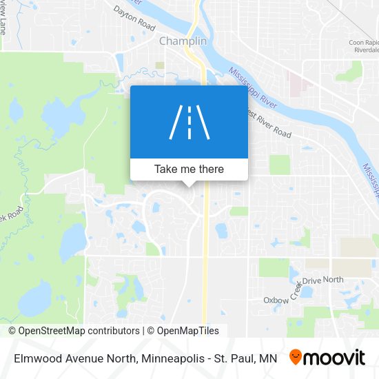 Mapa de Elmwood Avenue North