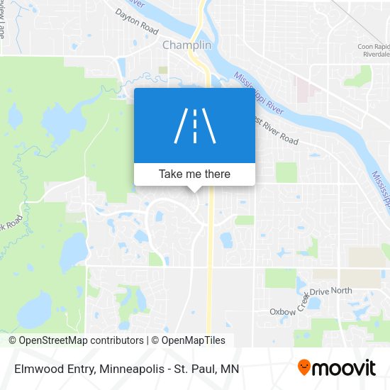 Mapa de Elmwood Entry