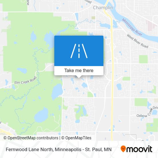 Mapa de Fernwood Lane North