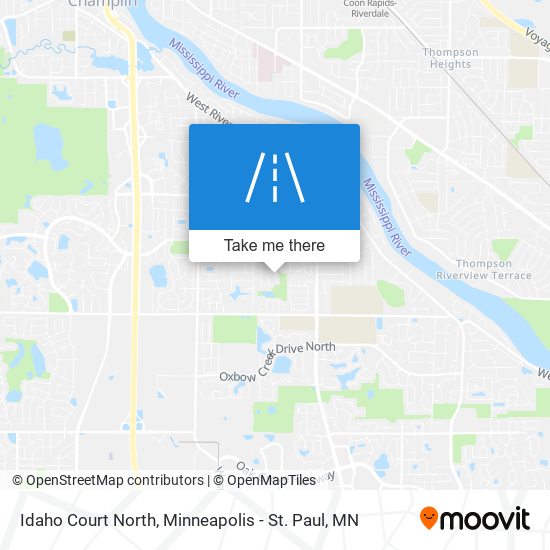 Mapa de Idaho Court North