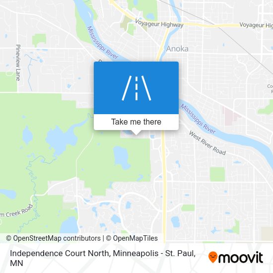 Independence Court North map