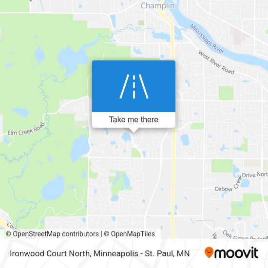 Ironwood Court North map