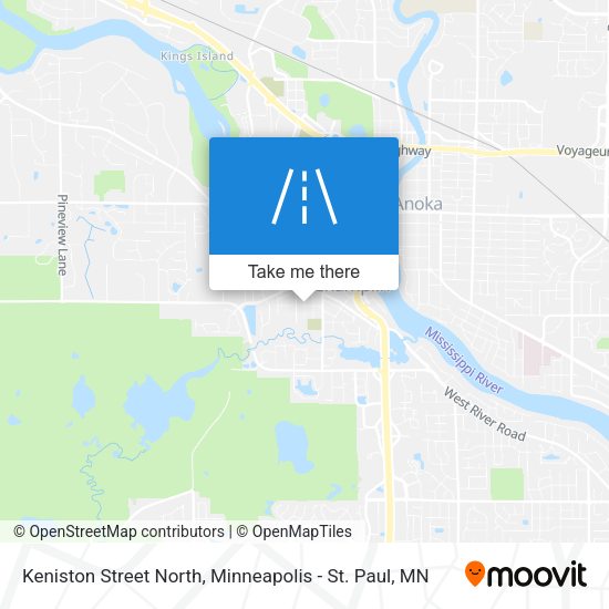 Keniston Street North map